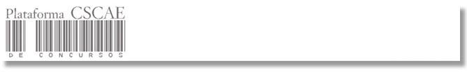 Plataforma CSCAE DE CONCURSOS